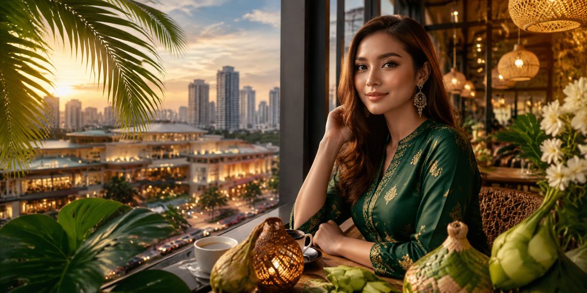 Hari Raya betting promotion atmosphere in Johor Bahru with a festive theme